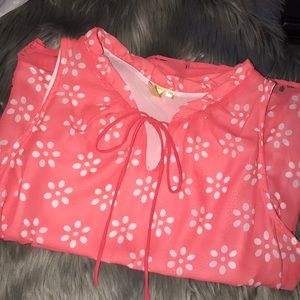 Peach/pink casual shirt